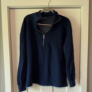 Old Navy Blue Zip Up Sweater
